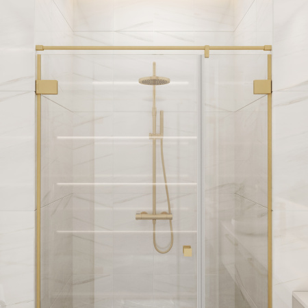 Комплект фурнитуры СП-ПБЗ3 для душевой кабины из стекла